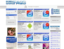Tablet Screenshot of mobilegamefaqs.com
